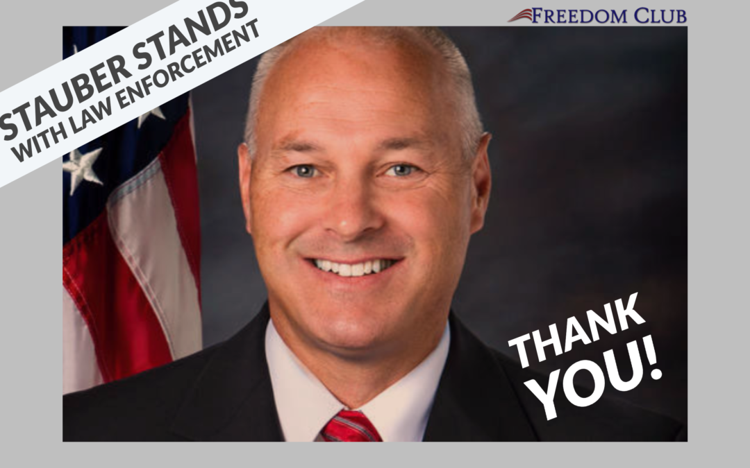 Stauber Stands With Law Enforcement