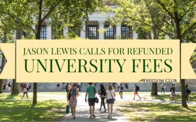 Jason Lewis Calls for Refunded University Fees